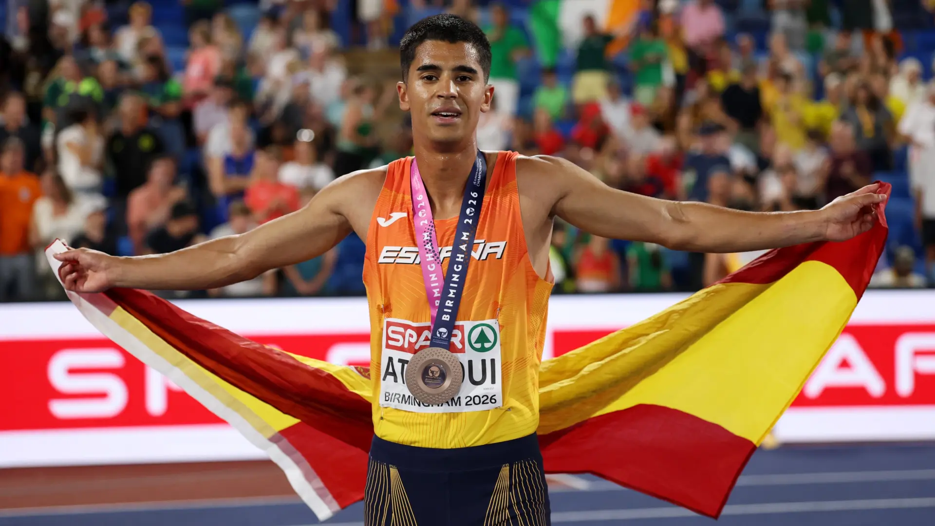 Segunda medalla para España en el Europeo de Birmingham: Attaoui, bronce en la final de los 800 metros