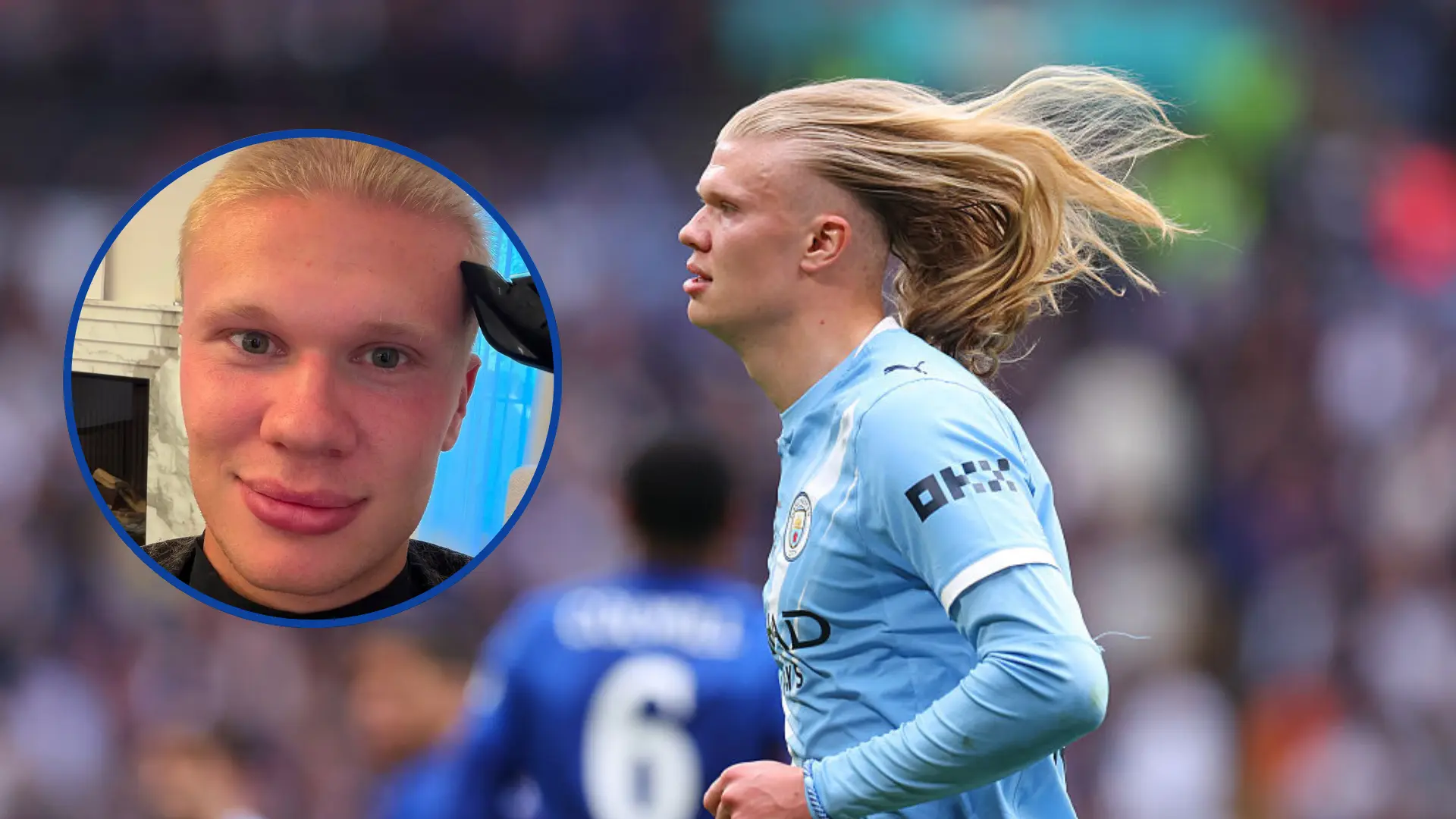Erling Haaland se hace un cambio radical de look: adiós a su característica melena para empezar la Premier League