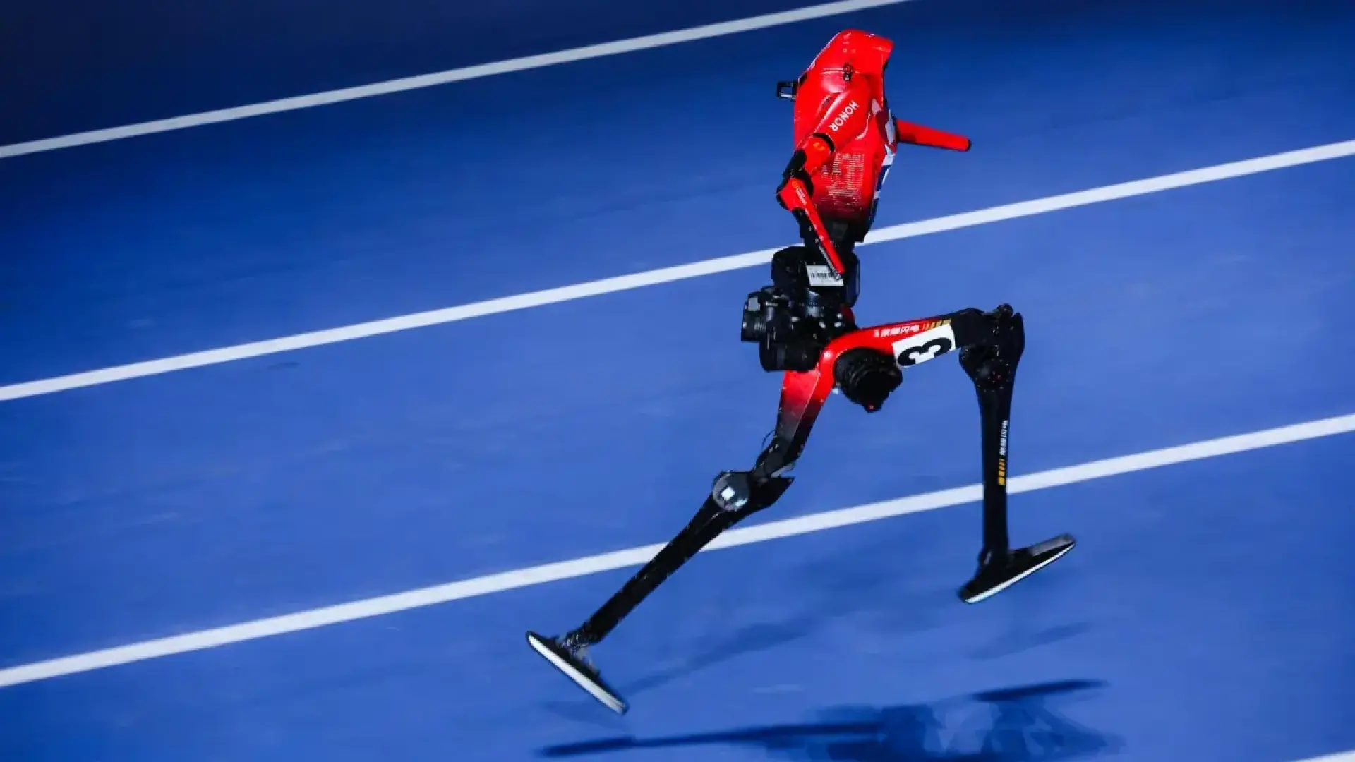 Un robot chino supera el récord mundial humano de Usain Bolt en los 100 metros lisos