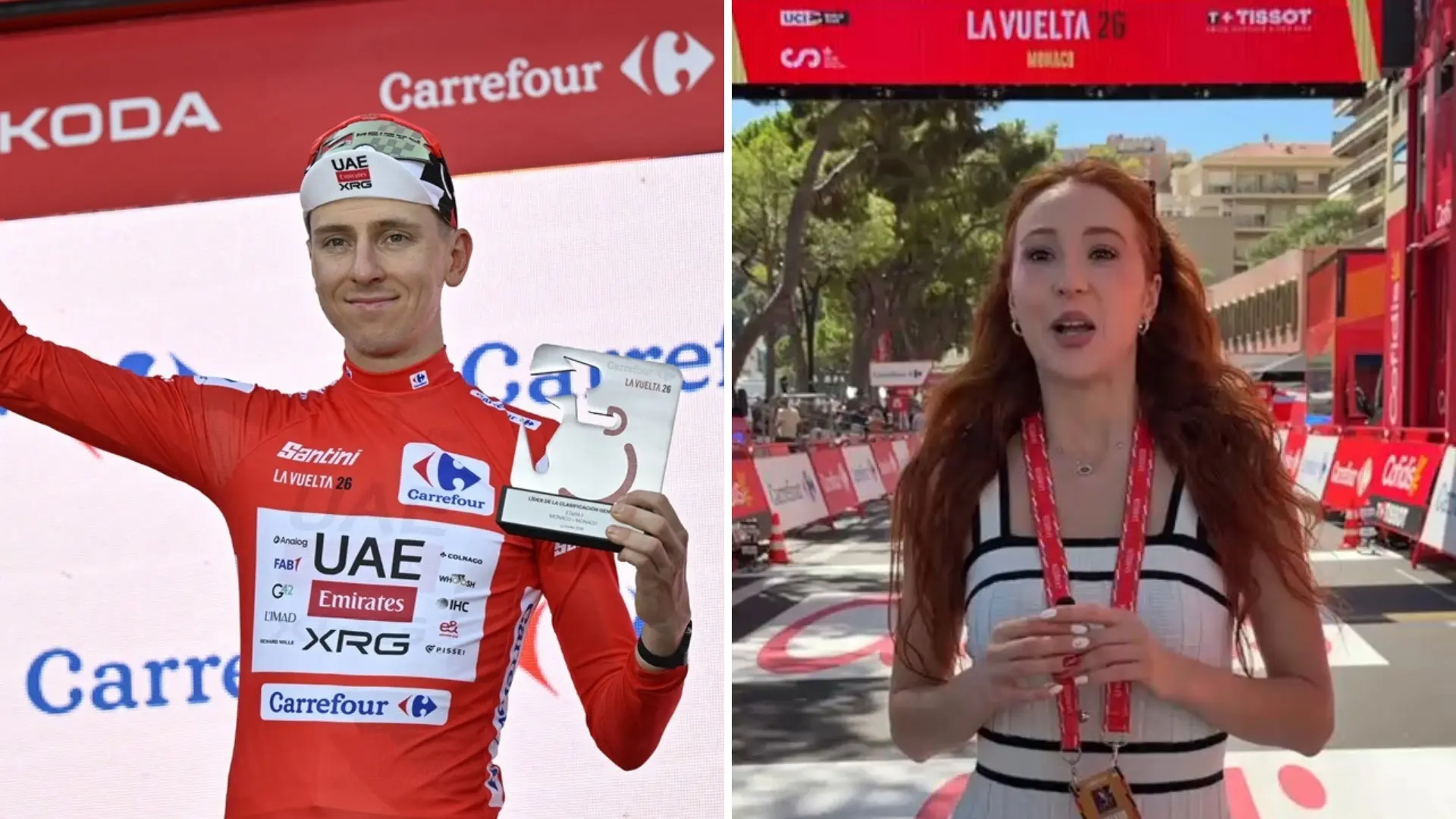 La polémica 'influencer' Erola Jons seguirá en La Vuelta, pero sin acceso a los ciclistas: «Se está cambiando, se transparenta, me gusta»
