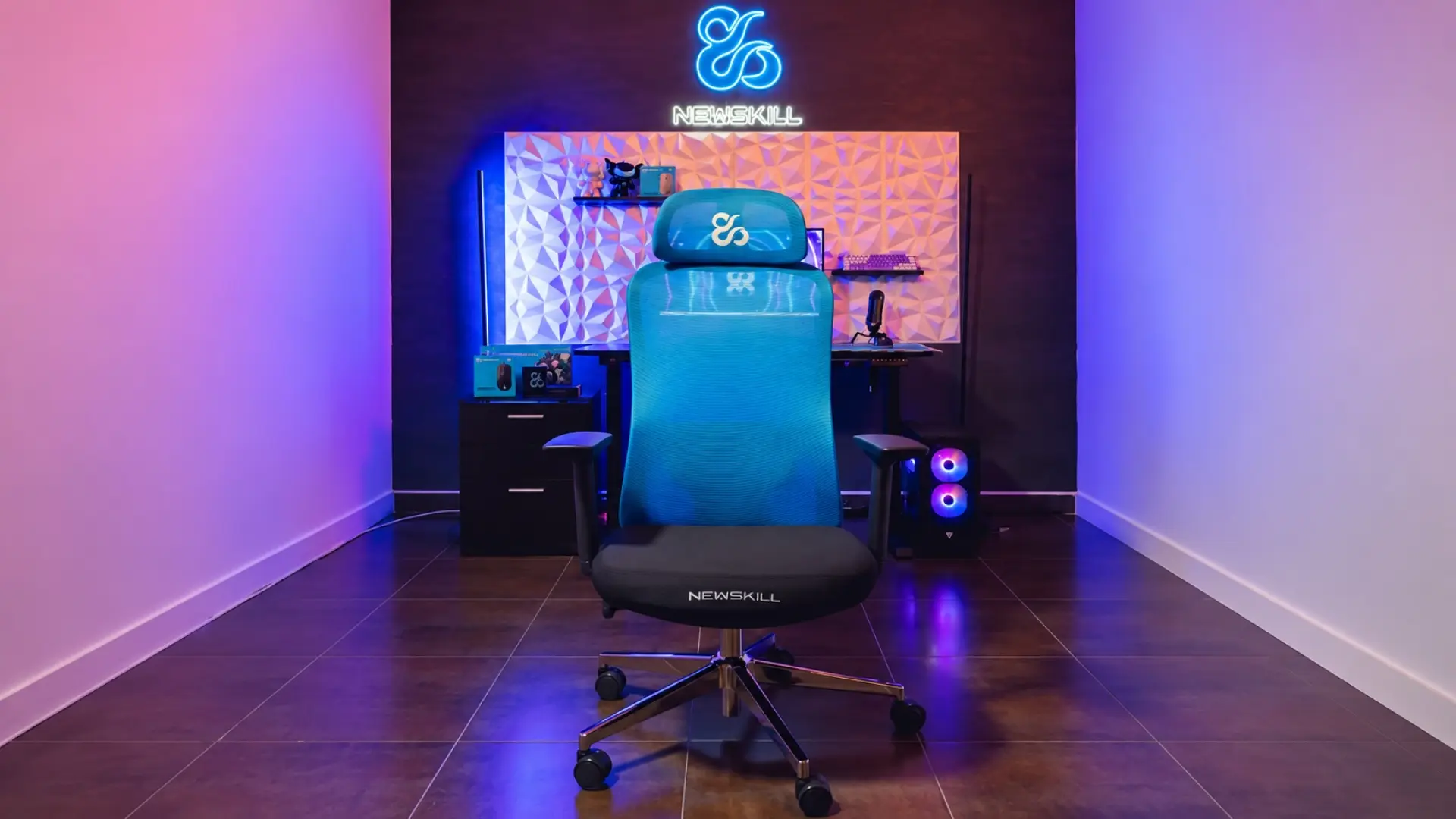 Ajusta la espalda y el reposacabezas a tu gusto: la silla Newskill que presidirá tu escritorio ahora descontada
