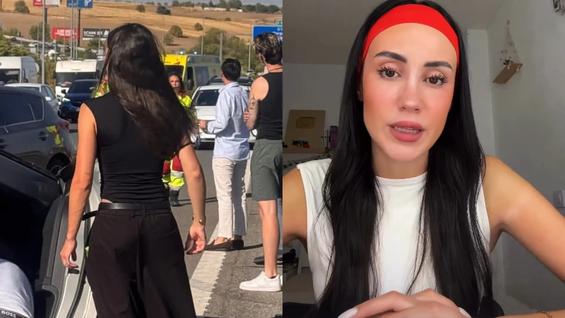 Polémica con la 'influencer' Marina Mese tras mostrar en redes un accidente de tráfico que presenció: «No ha sido apropiado»