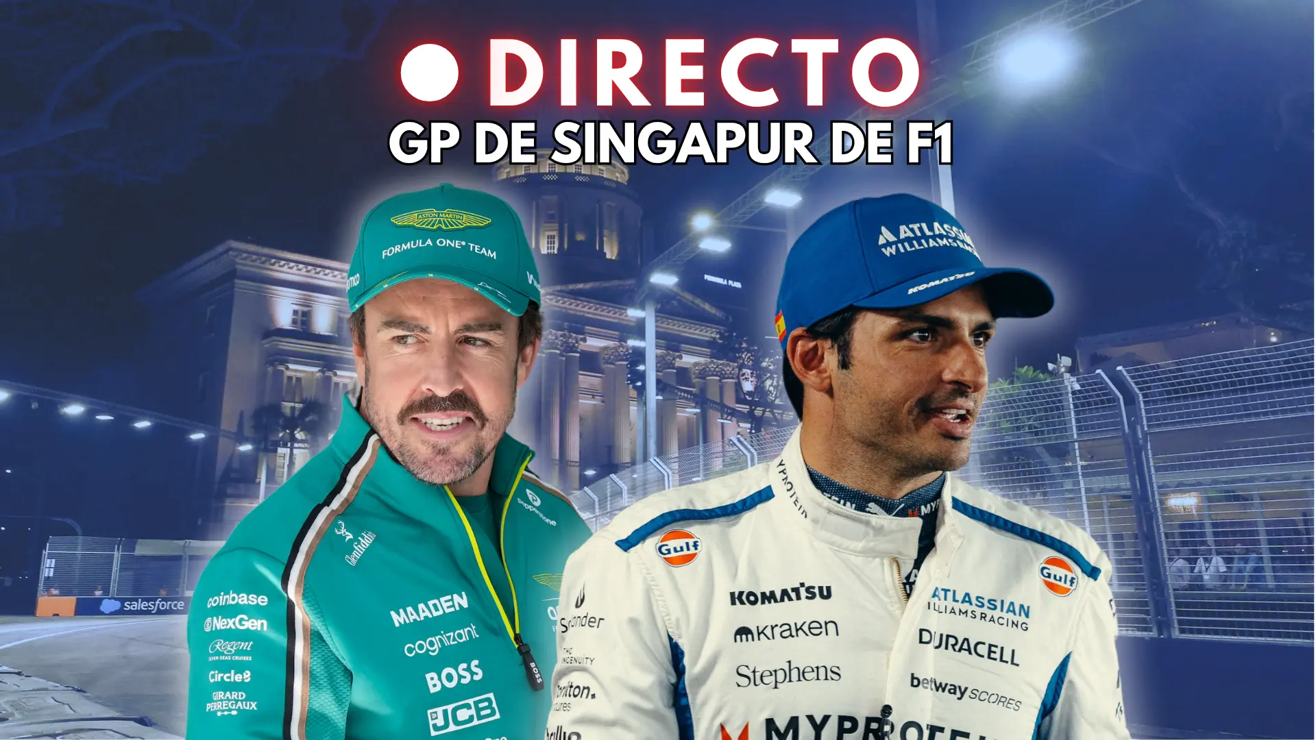 GP de Singapur 2026 de F1, en directo: parrilla, resultados y última hora de Fernando Alonso y Carlos Sainz