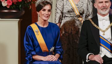 El gesto más viral de la reina Letizia en el viaje a Holanda, decide sentarse en el besamanos
