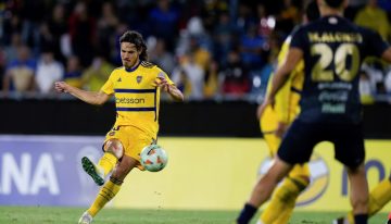 El magistral tiro libre de Edinson Cavani que rescató a Boca en la Copa Sudamericana: «Vale mucho, tenemos que ser primeros»