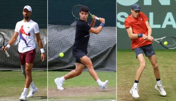 Wimbledon pone primera con Djokovic, Alcaraz y Sinner en busca de récords inéditos