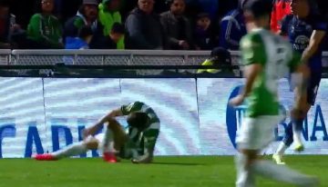 La escalofriante lesión de Damián Díaz que enmudeció a la cancha de Banfield