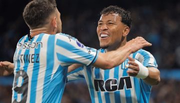 Alerta en Racing: Roger Martínez se lesionó y no jugará ante Platense