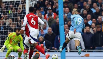 Manchester City vs Arsenal, por la Premier League, EN VIVO: Haaland llegó a los 100 goles con una definición en modo Romario