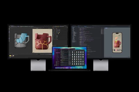 Apple Macbook Pro M4 Cinema 4d Slack Finder Xcode