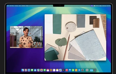 La cámara del MacBook Pro M4 tiene Encuadre centrado