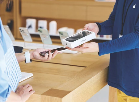 Cambio de dispositivo en una Apple Store