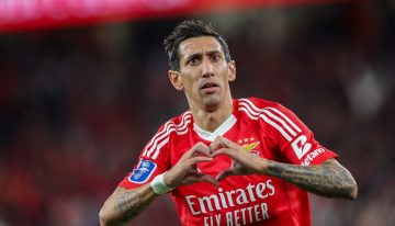 El golazo soñado de Di Maria en Portugal: volea al ángulo para el triunfo del Benfica por la Copa de la Liga