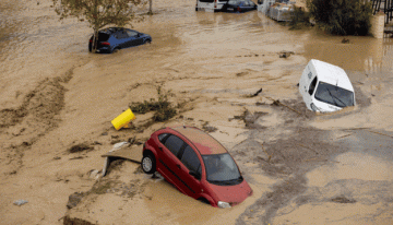 Valencia sufre la peor gota fría del siglo, según la Aemet, como la pantanada de 1982