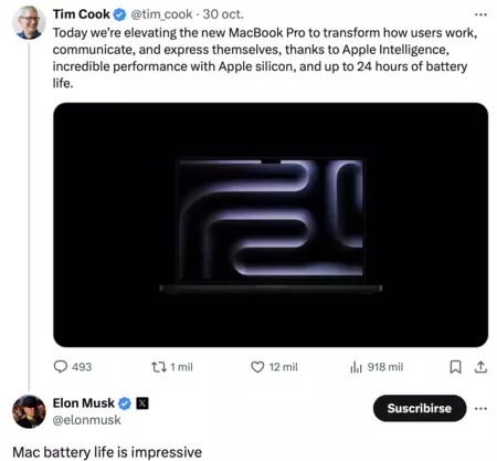 Elon Musk MacBook Pro