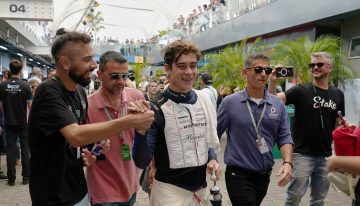 Franco Colapinto recuperó la sonrisa tras su buena actuación en la Sprint Race y les agradeció a los hinchas argentinos