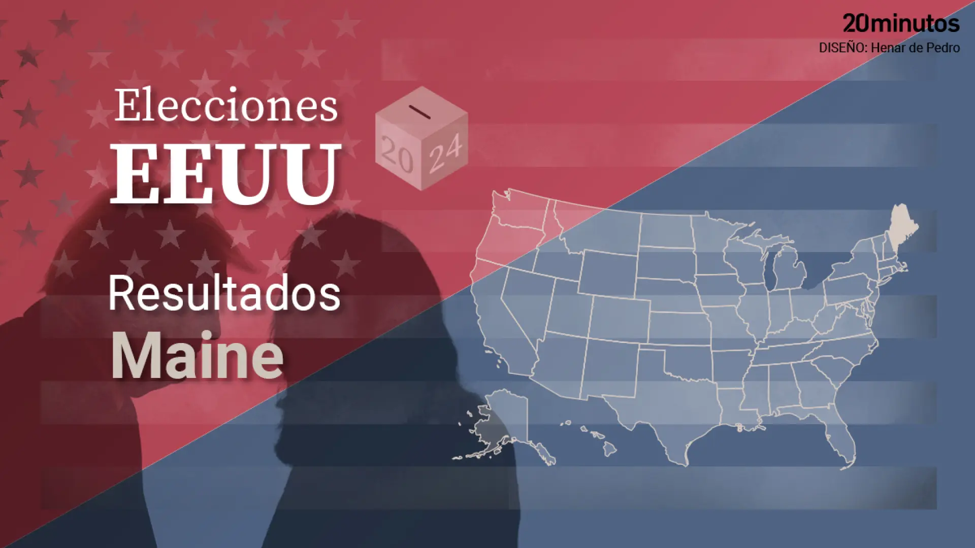 Resultados de Maine en las elecciones de Estados Unidos 2024