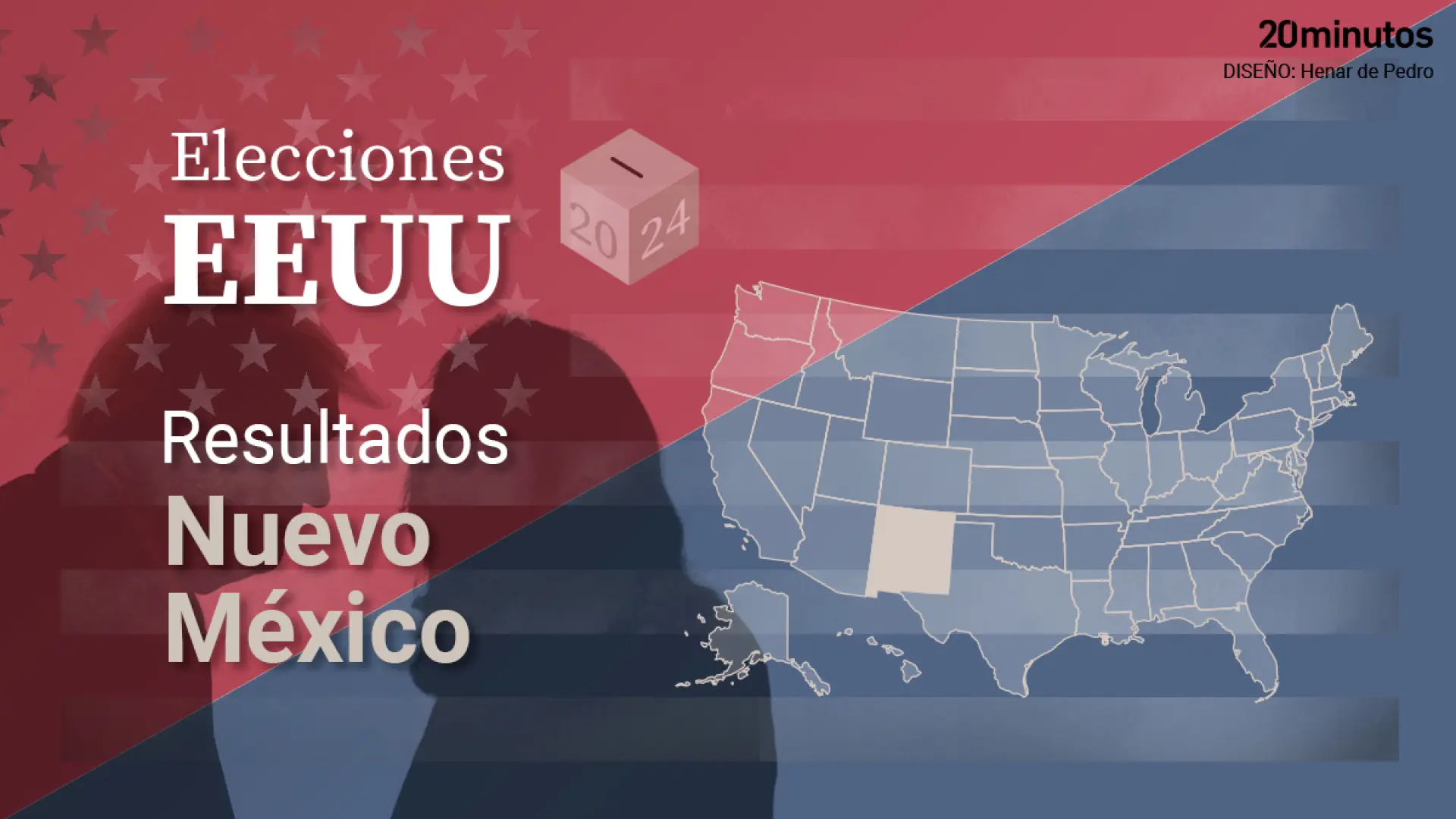 Resultados de Nuevo México en las elecciones de Estados Unidos 2024