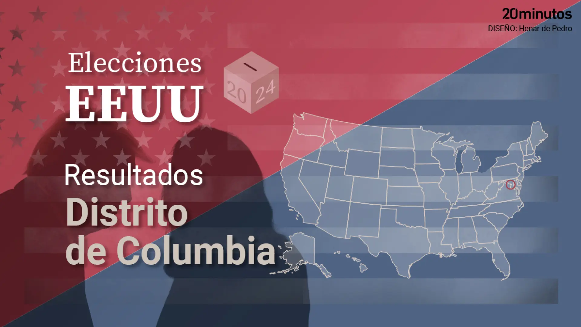 Resultados de Washington DC, Distrito de Columbia, en las elecciones de EEUU 2024