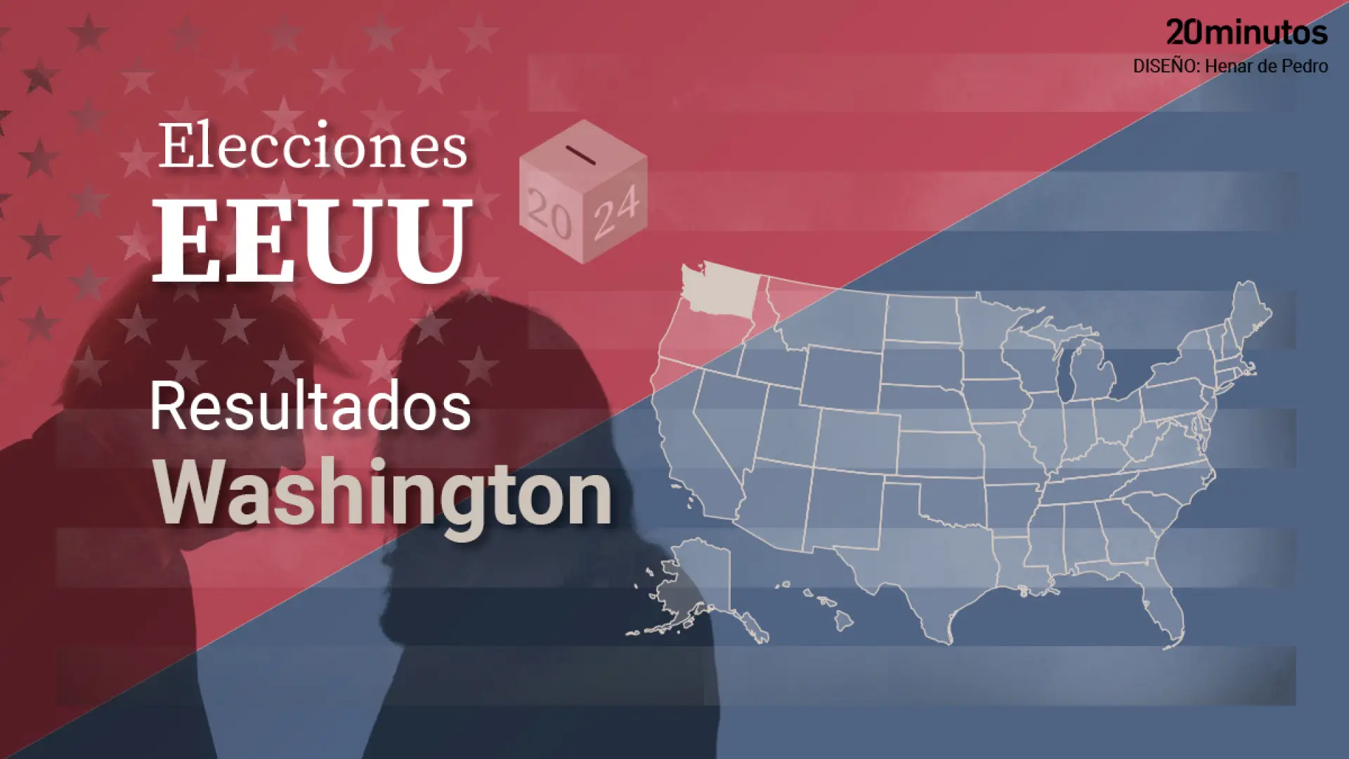 Resultados del estado de Washington en las elecciones de Estados Unidos de 2024