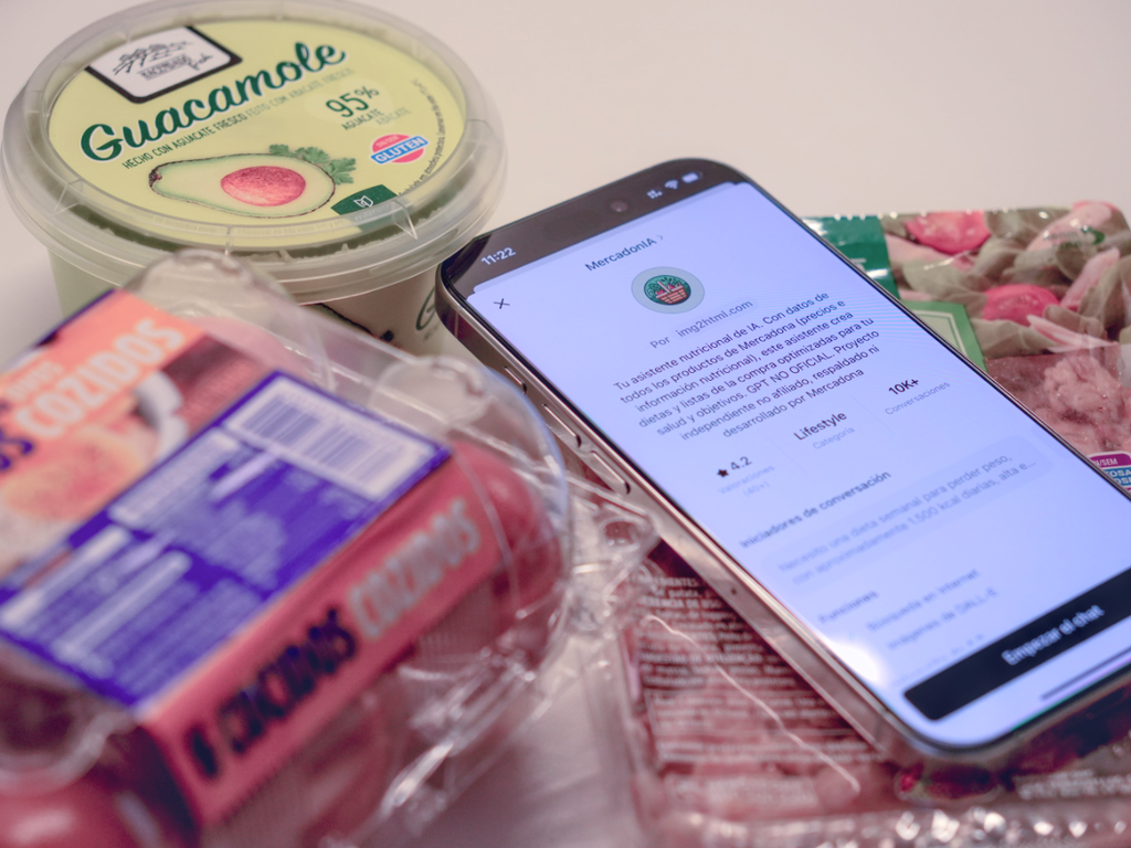 He creado mi dieta personalizada en el iPhone solo con productos de Mercadona. Todo gracias a ChatGPT y el tremendo trabajo de un ingeniero español