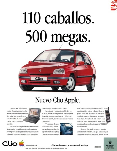 Coche Apple Renault Clio Aps 002