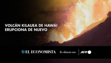 Volcán Kilauea de Hawái erupciona de nuevo