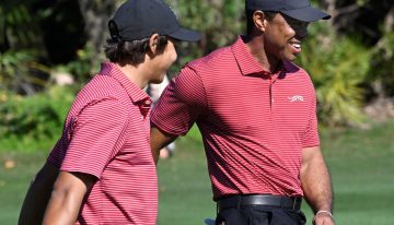 Hijo de Tigre: Charlie Woods hizo un impresionante hoyo en uno y volvió loco de emoción a papá Tiger