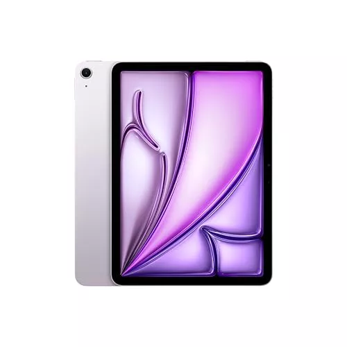 Apple iPad Air de 11 Pulgadas (M2): Pantalla Liquid Retina, 128 GB, cámara Frontal de 12 Mpx en Horizontal y cámara Trasera de 12 Mpx, Wi-Fi 6E, Touch ID, autonomía de Sol a Sol - Púrpura