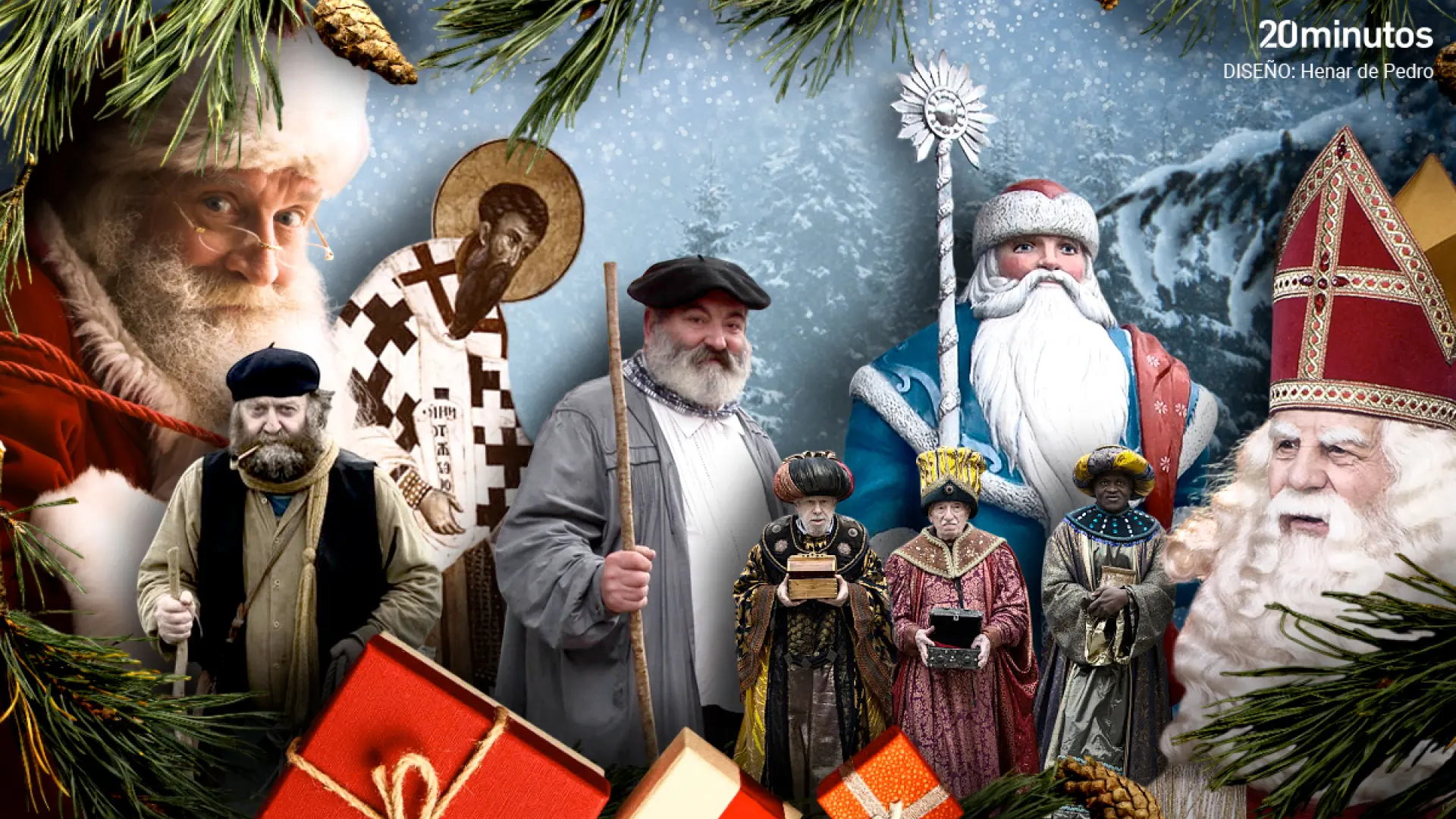 Papá Noel, Agios Vasilis, San Nicolás… por qué nos damos regalos cada 24 de diciembre y qué tradición existe tras los personajes navideños