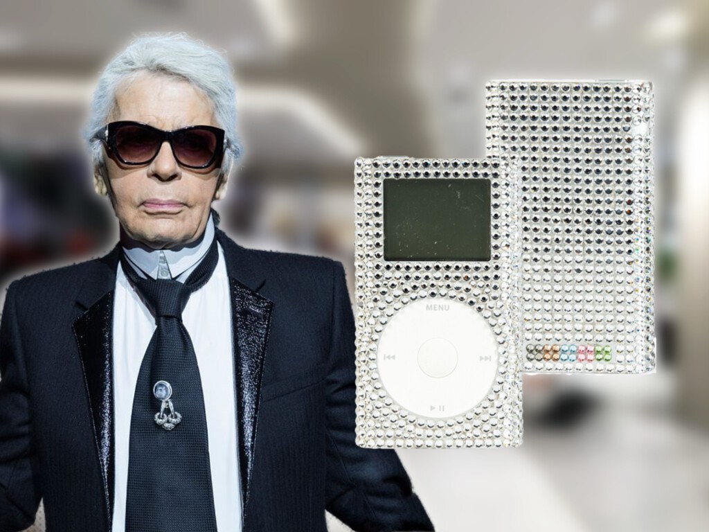 Sale a subasta una colección privada con más de 300 iPods propiedad de Karl Lagerfeld y los precios son realmente baratos 