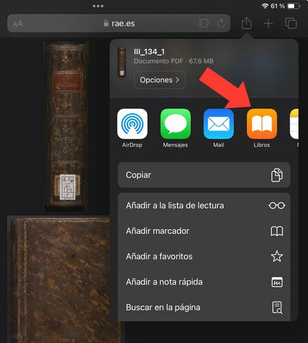 abrir pdf en libros ipad