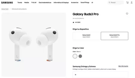 Diseño de los Samsung Galaxy Buds