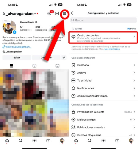 Instagram Cancelar