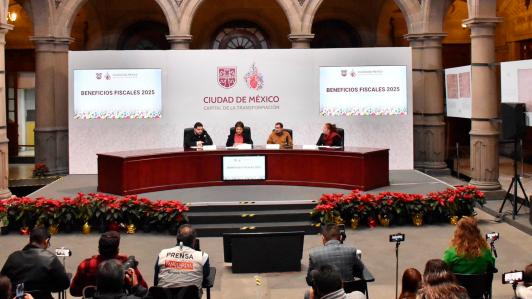 Gobierno de la Ciudad de México presentó los beneficios fiscales para 2025.