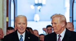 Trump llega junto a Biden al Capitolio para su investidura