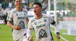 James Rodríguez anota su primer gol con León en torneo mexicano