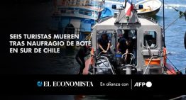 Seis turistas mueren tras naufragio de bote en sur de Chile