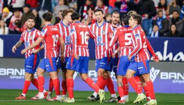 Atlético de Madrid es récord: llegó a la 13ᵃ victoria en fila a 13 años redondos del debut del Cholo Simeone que no pudo entrar a la cancha