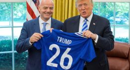 Donald Trump, nuevo presidente de Estados Unidos: Gianni Infantino llevó a la FIFA y al fútbol al Capitolio