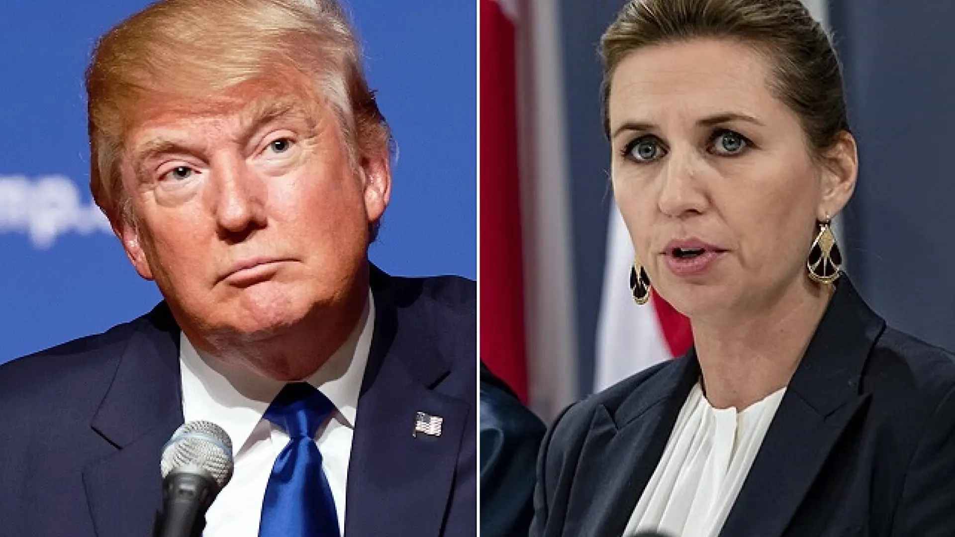 Donald Trump mantuvo una "acalorada" conversación sobre Groenlandia con la primera ministra danesa