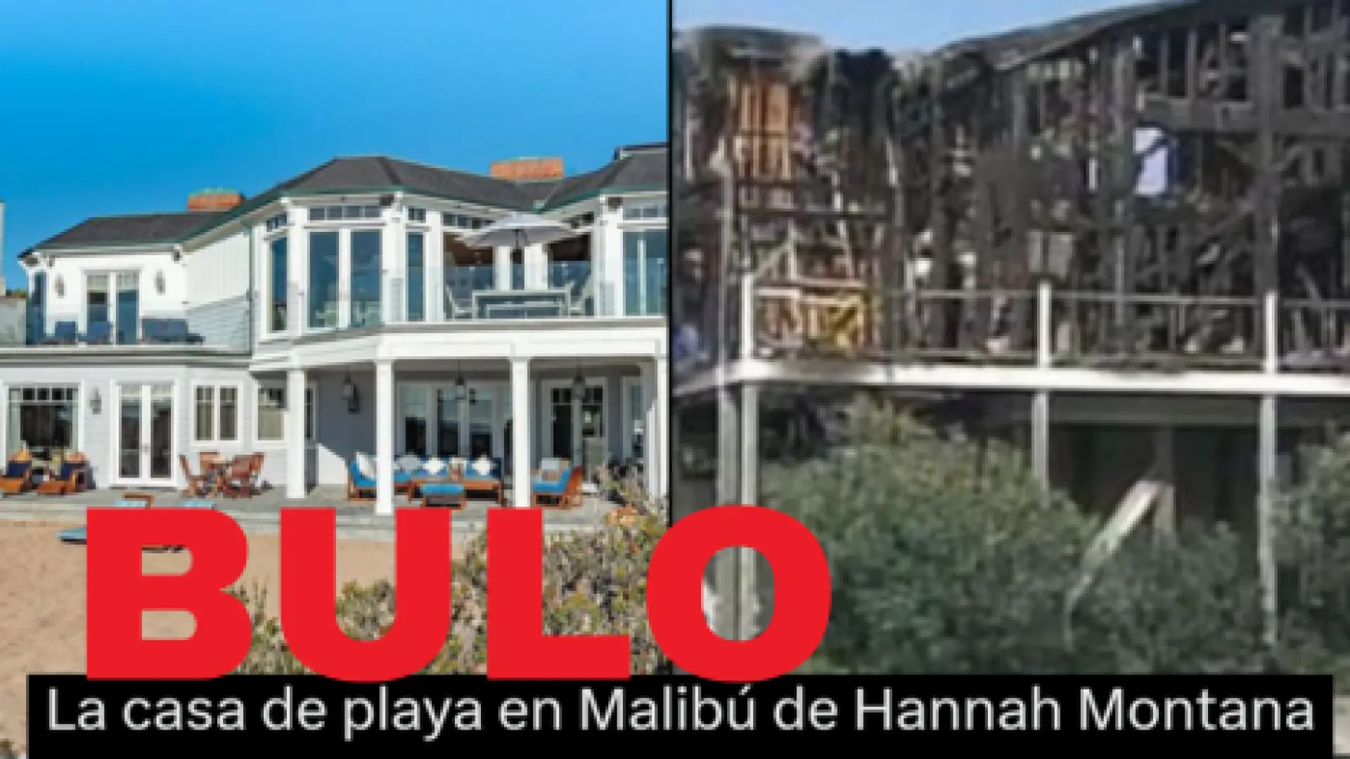 El bulo de la casa de 'Hannah Montana' supuestamente destruida en los incendios de California de 2025