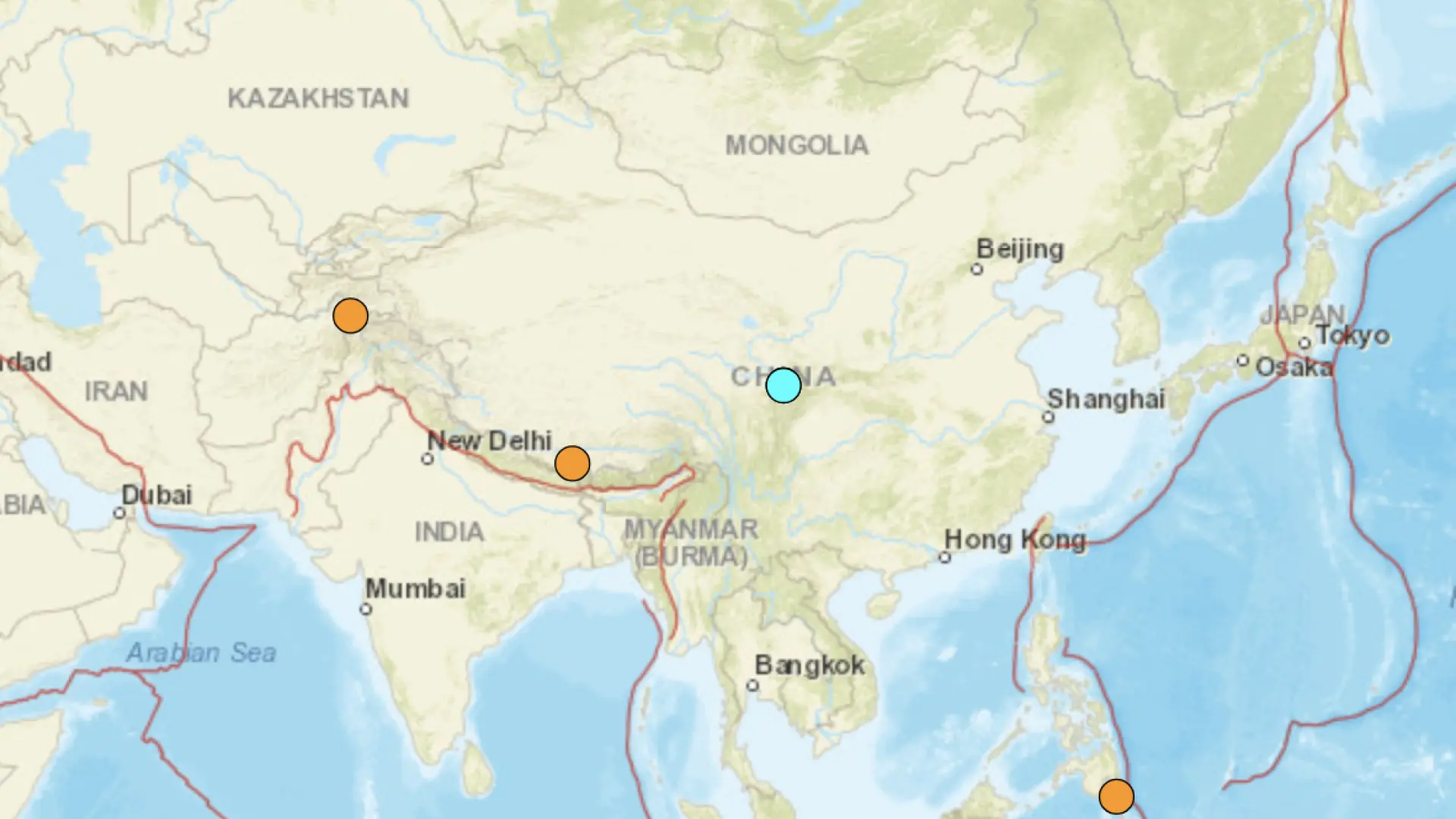 Un terremoto de magnitud 4,9 sacude la provincia central china de Sichuan