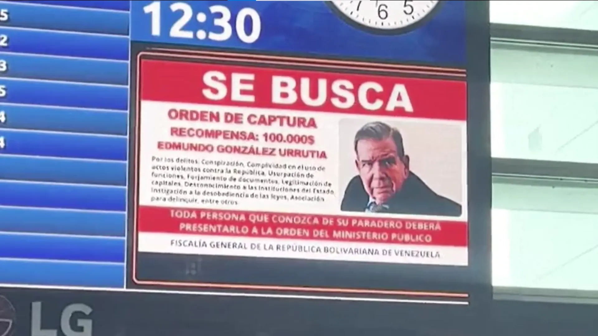 El chavismo empapela Venezuela con carteles de "Se busca" con la foto de Edmundo González mientras despliega militares