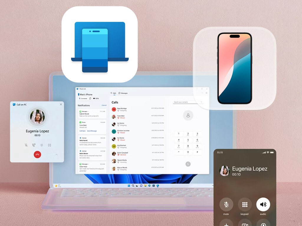 Tu iPhone se lleva con Windows mejor de lo que piensas: así puedes hacer llamadas, recibir SMS e incluso enviar archivos al estilo AirDrop desde tu PC