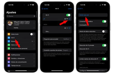 Omitir Red Wifi Iphone Apple