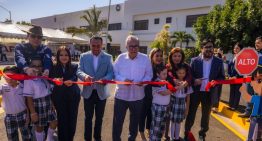 «La seguridad de los niños en la escuela es una prioridad»: Rocha, al inaugurar el circuito vial en la primaria STASE