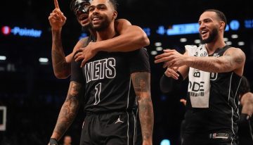 Milagro en la NBA: los Nets caían por 4 puntos faltando 9 segundos pero les terminaron ganando a los Rockets con dos triplazos y un final de locos en Brooklyn