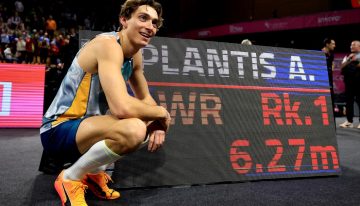 Armand Duplantis, imparable: volvió a quebrar su récord en salto con garrocha y ahora la vara está en 6.27 metros