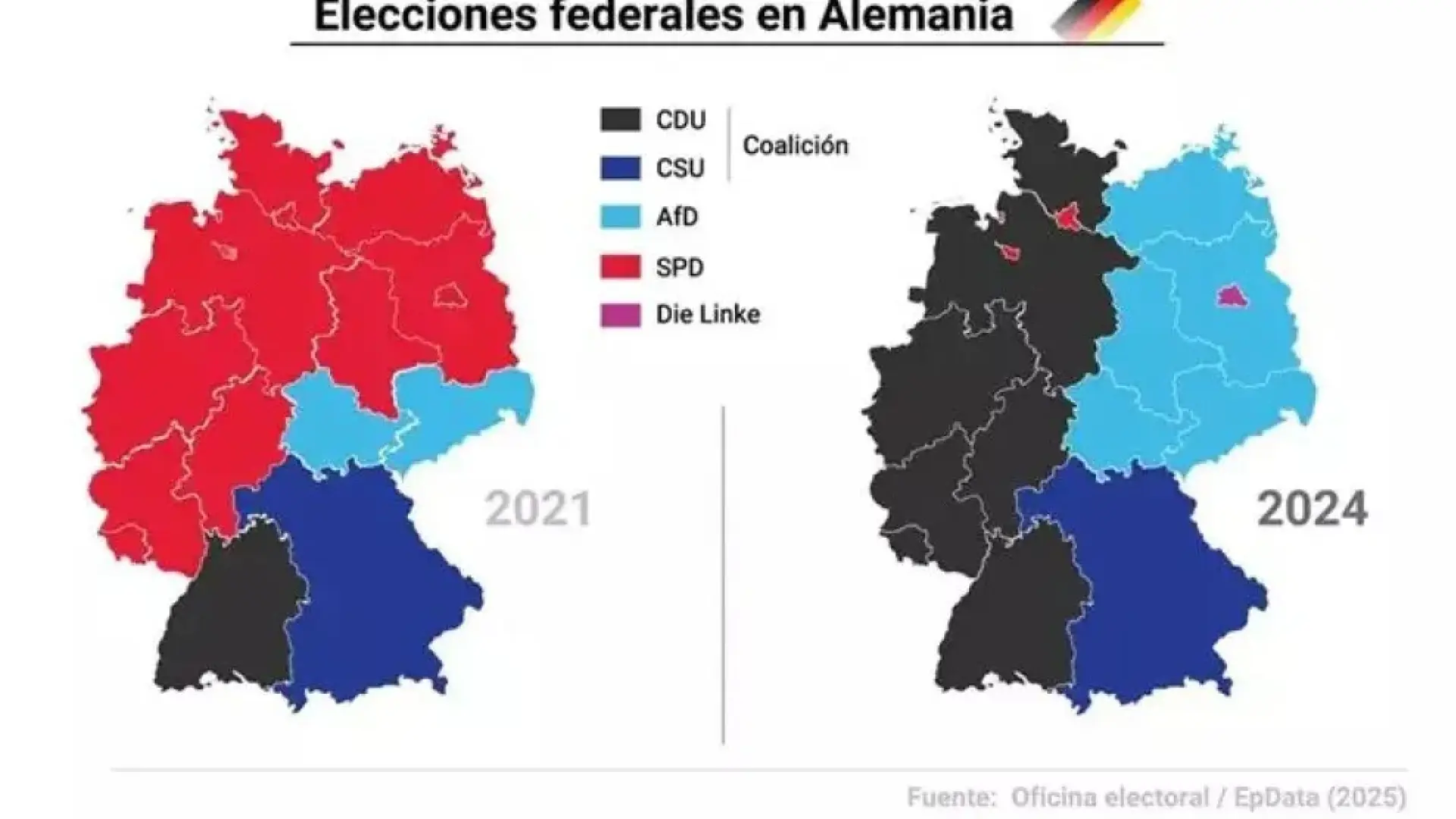 La ultraderecha arrasó en Alemania oriental y solo dejó un 'islote' de votos en el que mandó la extrema izquierda